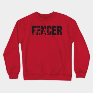 Fencer (black) Crewneck Sweatshirt